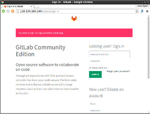 如何在Ubuntu/Fedora/Debian中安装开源Web应用GitLab插图9