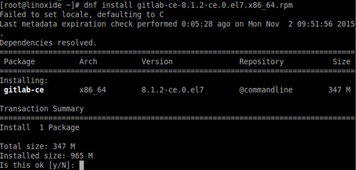 如何在Ubuntu/Fedora/Debian中安装开源Web应用GitLab插图7 如何在Ubuntu/Fedora/Debian中安装开源Web应用GitLab插图7