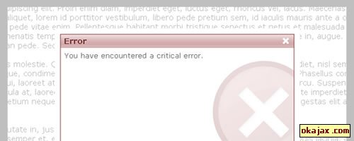 Custom JavaScript Dialog Boxes