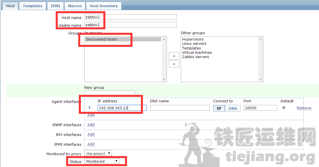Zabbix监控(一)：添加主机Host和监控项Items_https://www.tiejiang.org_Linux安全运维_第2张