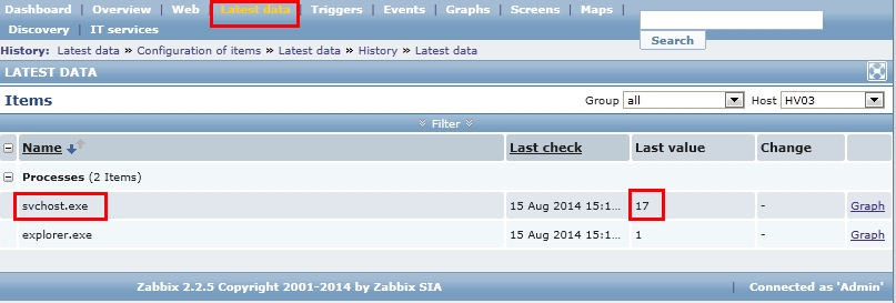 Zabbix安装(十)：监控windows进程插图5