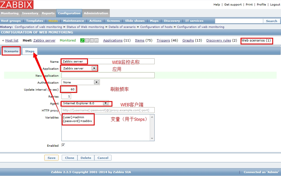 Zabbix监控(十四)：添加网页监控WEB Monitorings插图2