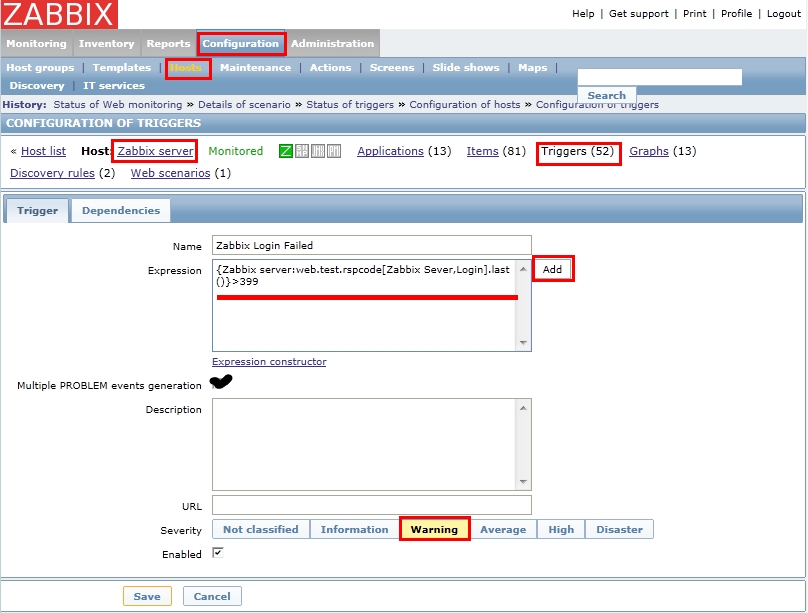 Zabbix监控(十四)：添加网页监控WEB Monitorings插图10