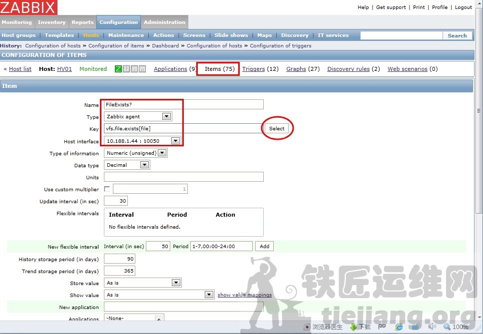 Zabbix监控(一)：添加主机Host和监控项Items插图7