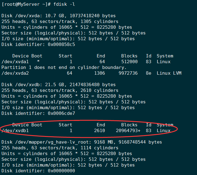 Xen Linux VPS硬盘挂载教程(重装系统不丢数据)插图2