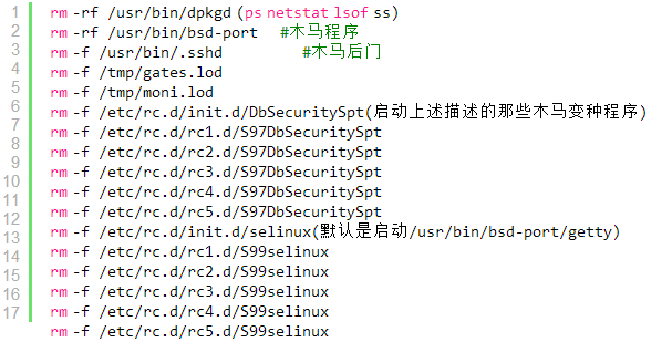 一次Linux服务器被入侵和删除木马程序的经历插图13