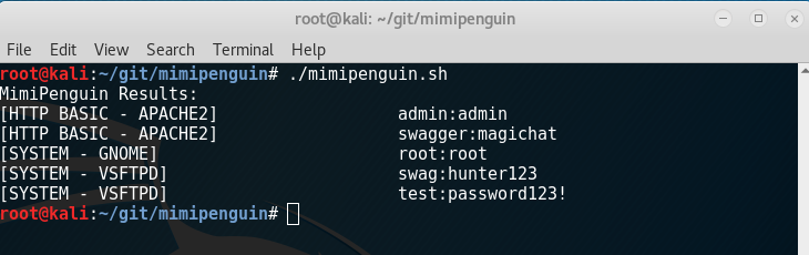 Linux下密码抓取神器mimipenguin发布插图