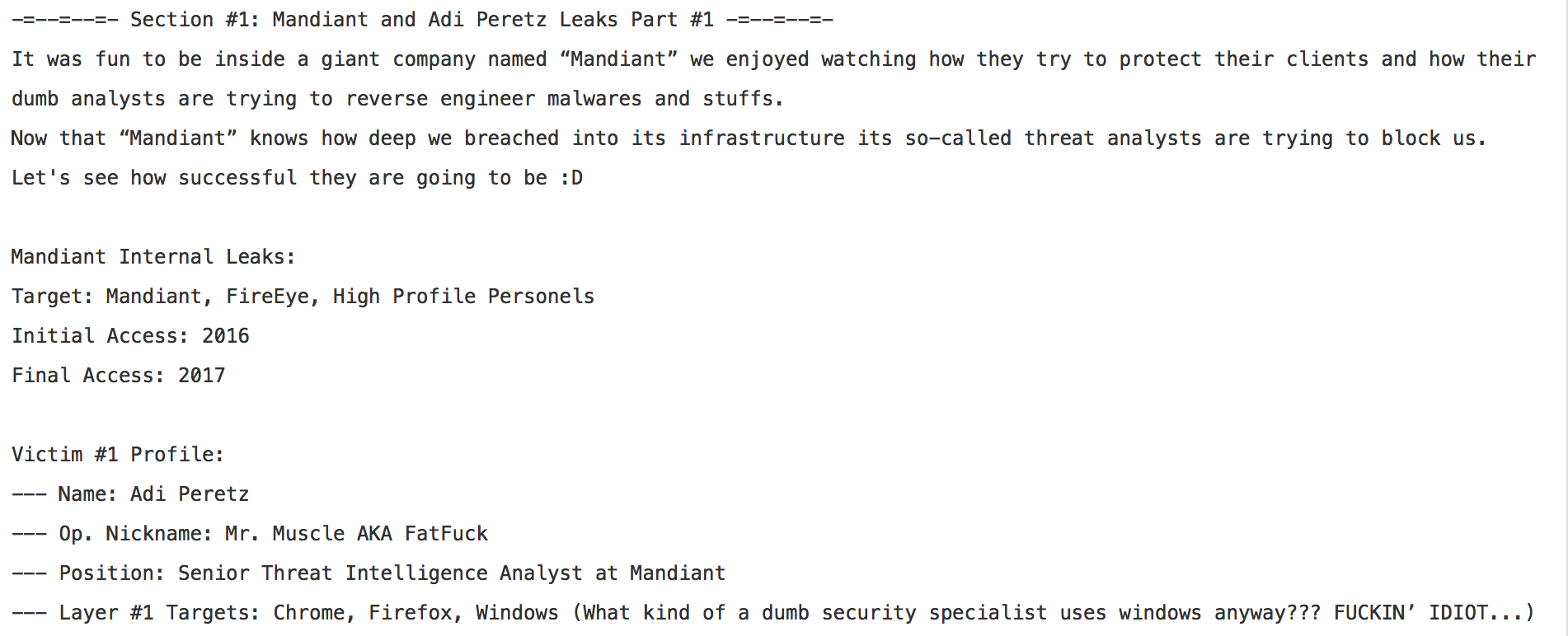 黑客渗透进 FireEye 旗下公司 Mandiant 内网窃取资料：弥天大谎还是确有此事？_https://www.tiejiang.org_互联网最新资讯_第2张