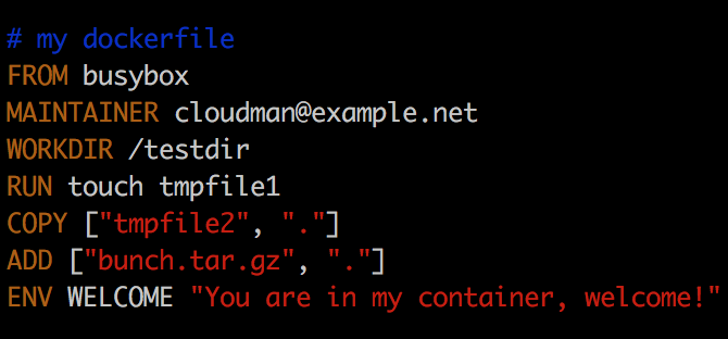 Dockerfile 常用指令 - 每天5分钟玩转 Docker 容器技术（16）_https://www.tiejiang.org_每天5分钟Docker_第1张