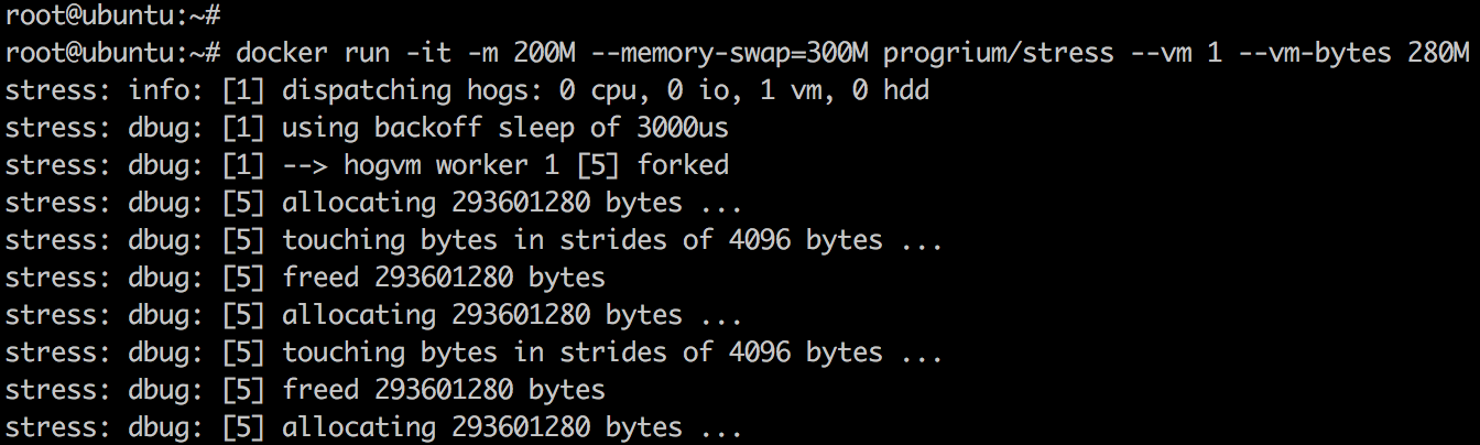限制容器对内存的使用 - 每天5分钟玩转 Docker 容器技术（27）_https://www.tiejiang.org_每天5分钟Docker_第1张
